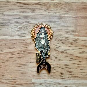 PNW Mermaid Sunburst Enamel Magnet
